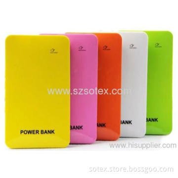 Thin Portable Power Bank With Touch Switch 